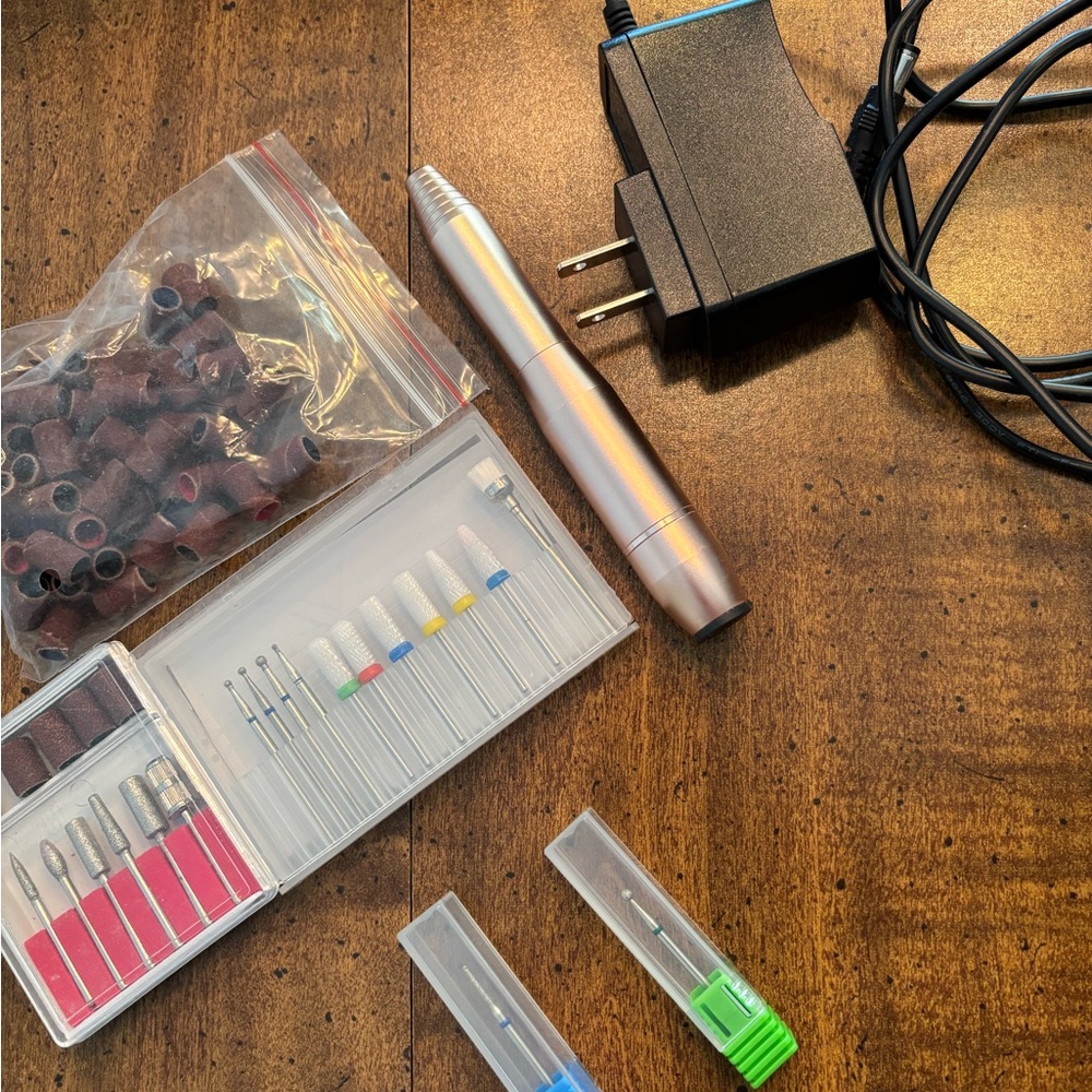 Electric Nail Drill Set with Accessories